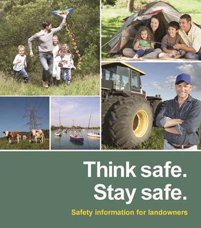 Think safe, stay safe - Safety information for landowners