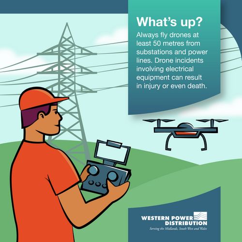 Drone safety graphic